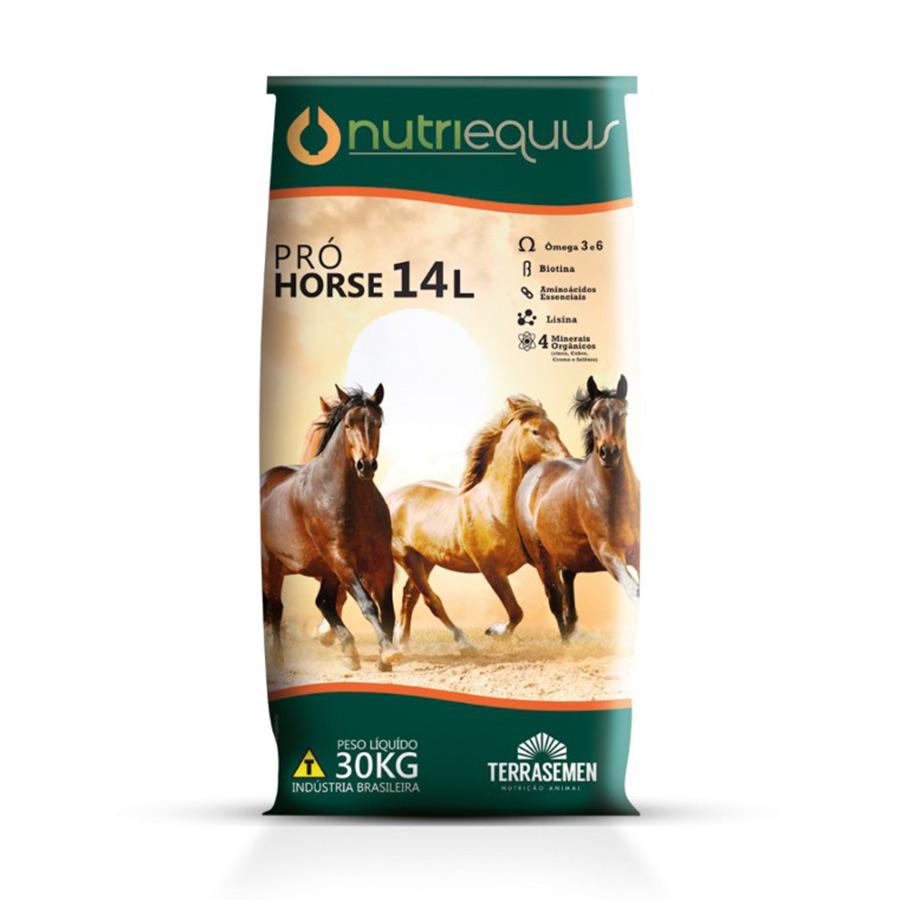Ração para Equinos Terrasemen Nutriequus Pro Horse 14L 30kg | Petz