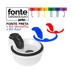 Kit 5 Fonte PetLon Colors para Cães e Gatos - 110 v