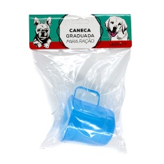 Caneca Dosadora Lilopety Azul para Cães 250ml