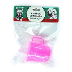Caneca Dosadora Lilopety Rosa para Cães 250ml
