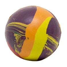 Brinquedo LCM Bola Mini Dog Maciça para Cães - Cores Sortidas