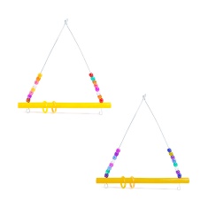 Brinquedo Passaritos Toys Balanço Trapézio para Pássaros