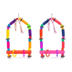 Brinquedo Passaritos Toy Para Pássaros Balanço Colorido