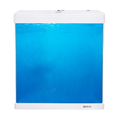 Aquário Boyu Curvo EC 400 33 Litros Branco