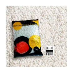 Substrato Soma Microsfera Natural Gravel Pebble White 5-8mm para Aquários