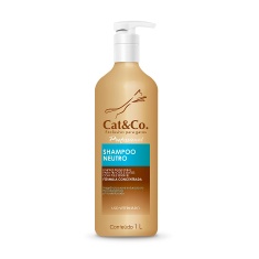 Shampoo Cat & Co Neutro para Gatos - 1 L