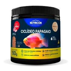 Ração Nutricon Ciclídeo Papagaio Alho M para Peixes 150g