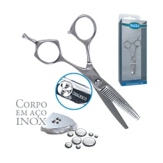Tesoura Chalesco Dentada para Cães e Gatos