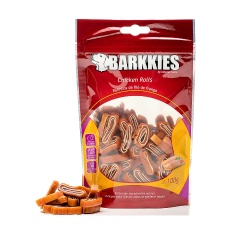 Snack Barkkies Chicken Rolls para Cães 100g