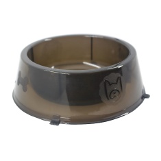 Comedouro Lilopety Patinhas Fumê para Cães 1 Litro