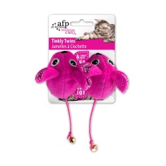 Brinquedo All For Paws Cat Tinkly Twins para Gatos - Cores Sortidas
