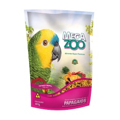Ração Megazoo Papagaios Frutas e Legumes