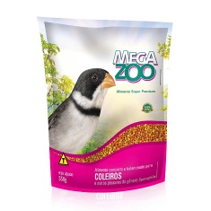 Ração Megazoo para Pássaros Coleiros - 350 g