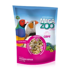 Ração Megazoo para Passáros Exóticos Mix 350g
