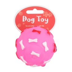 Brinquedo Pawspals Dog Toy Vinil Bola com Osso para Cães - Cores Sortidas