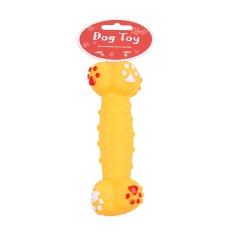 Brinquedo Pawspals Dog Toy Vinil Osso Espinhoso com Patinhas para Cães - Cores Sortidas