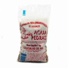 Substrato Para Aquários Aqua Pedras Cascalho de Rio N2 25Kg