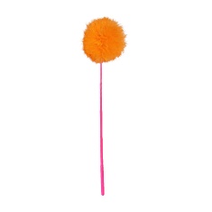 Brinquedo Napi Vara Bola Pompom para Gatos - Cores Sortidas