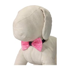 Gravata Griff Dog Chuvisco Rosa para Cães Tamanho G