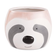 Cachepot Mart Preguiça Cerâmica Rosé