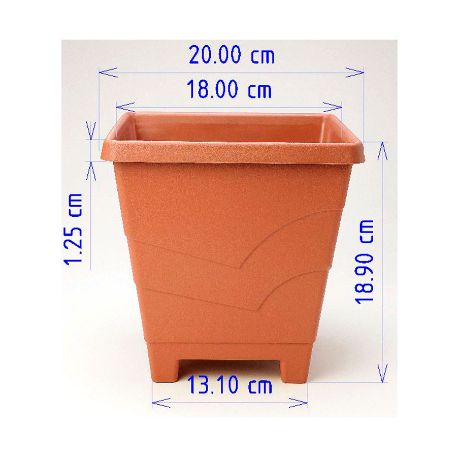 Vaso Desli Milão Marrom