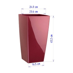 Vaso Desli Nice 45 Vermelho
