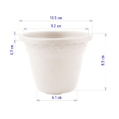 Vaso Desli Vicenza Branco