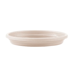 Prato Desli N7 para Vasos Branco Mini