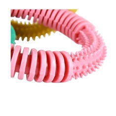 Brinquedo Art Injet Argola de Borracha Injetada 150mm com Cravo para Cães - Cores Sortidas