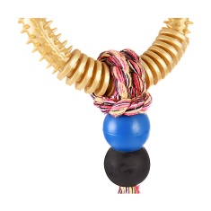 Brinquedo Art Injet Cabo de Guerra Argola com Cravo para Cães - Cores Sortidas