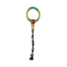 Brinquedo Art Injet Cabo de Guerra Argola com Cravo para Cães - Cores Sortidas