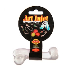 Brinquedo Art Injet Osso Injetado para Cães - Cores Sortidas