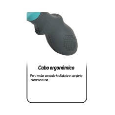 Rasqueadeira Furminator Verde Pequena para Gatos de Pelo Curto