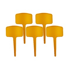 Etiqueta Top Garden Amarela para Jardim 5 Peças