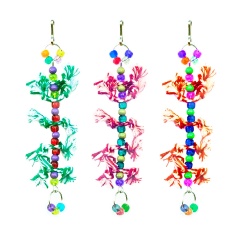 Brinquedo Vertical Happy Bird 5 Nós para Pássaros - Cores Sortidas