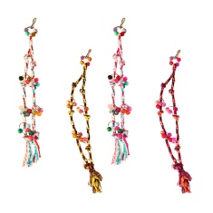 Brinquedo Happy Bird Corda Dupla para Pássaros - Cores Sortidas