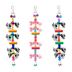 Brinquedo Happy Bird Madeira Vertical para Pássaros - Cores Sortidas