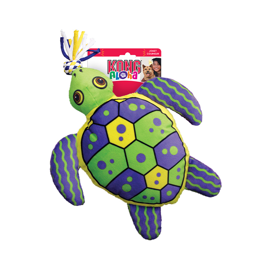 Brinquedo Kong para Cães Aloha Turtle Colorido