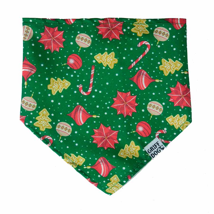 Bandana Griff Dog Natal Verde