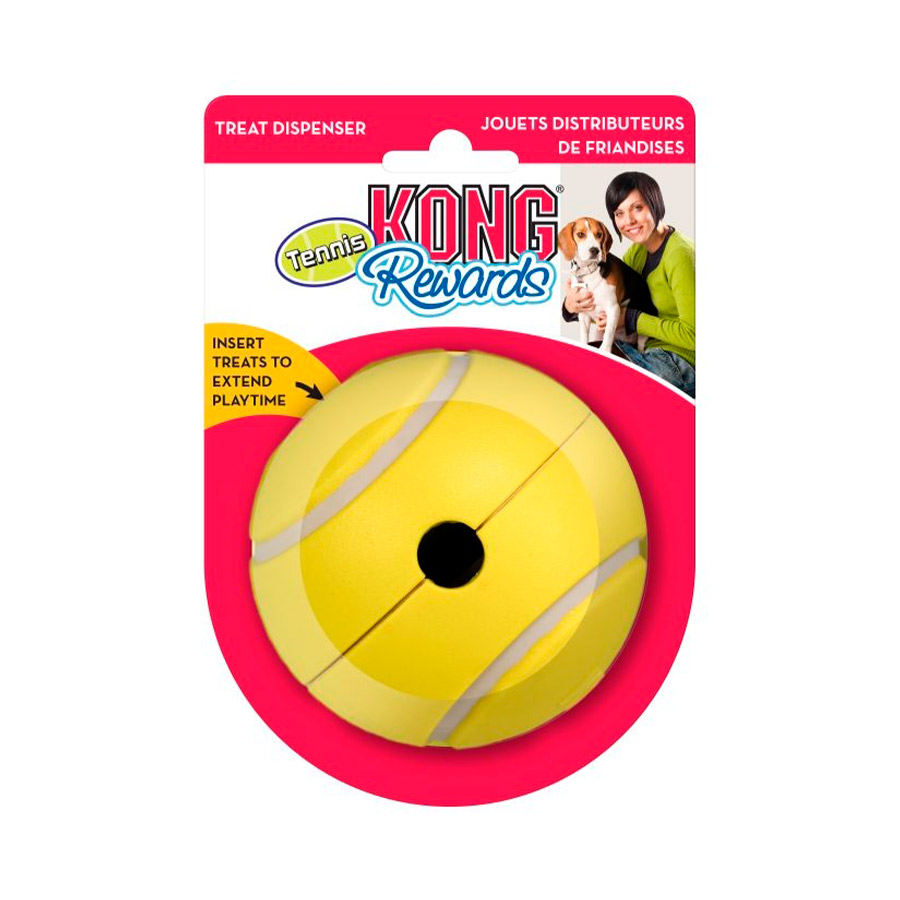 Brinquedo Kong para Cães Rewards Tennis Colorido