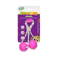 Brinquedo Truqys Duo Ball Pet Rosa - G