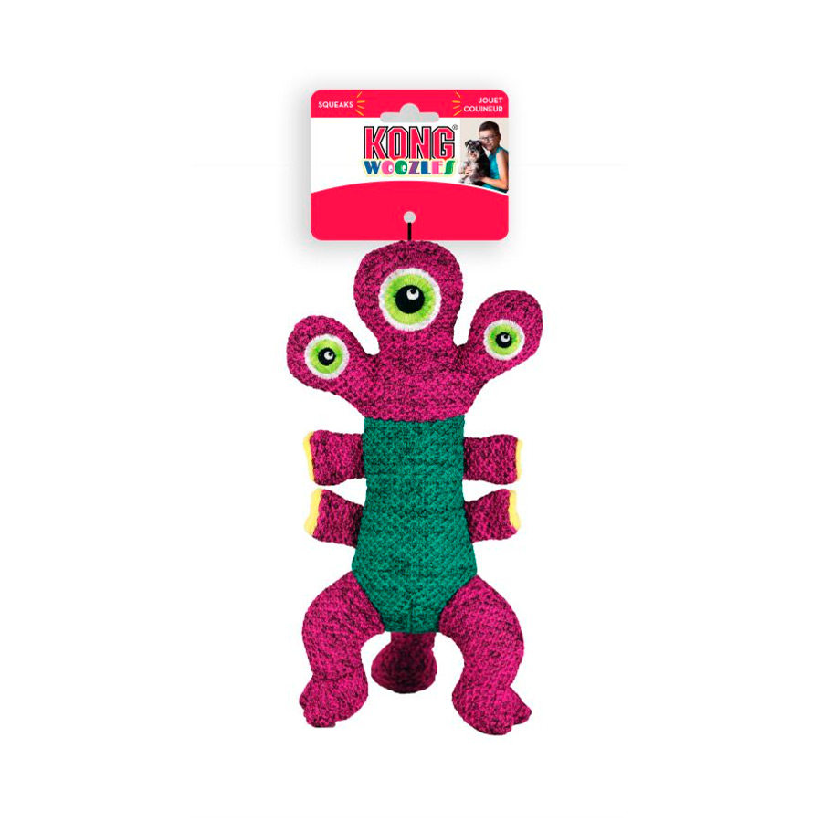 Brinquedo Kong para Cães Woozles Pink Médio Brinquedo Kong para Cães Woozles Pink Médio