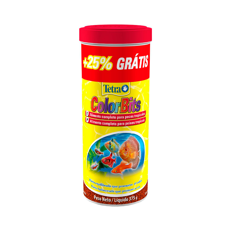 Alimento para Peixe Tetra Peixe ColorBits Granules