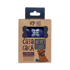 Kit Pipicão Cata Caca Azul Escuro para Cães