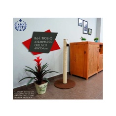 Brinquedo Arranhador São Pet Obelisco Marrom para Gatos