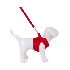 Peitoral Urban Puppy para Cães Colete Aerado Vermelho