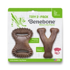 Benebone Tiny 2-Pack Bacon para Cães Adultos