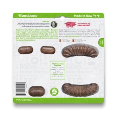 Benebone Tiny 2-Pack Bacon para Cães Adultos