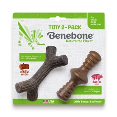 Benebone Tiny 2-Pack Map+Zag para Cães