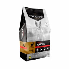 Ração Premiatta Classic Sabores para Cães Adultos de Porte Mini e Pequeno Sabor Bife Acebolado 3kg